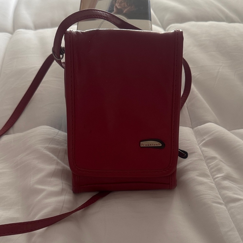 Travelon Red Crossbody Bag